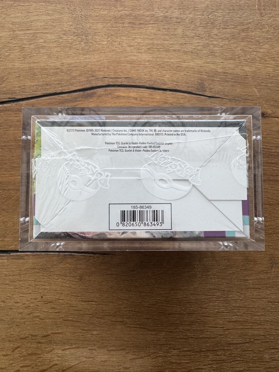Pokémon Carte collezionabili: Pokemon Paldea Evolved Booster Box in Englisch New Sealed – Nuovo e nell'imballaggio originale da Däniken SO venduto da Giuliano91 4