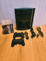 Sony PlayStation 3 PS3 Fat - 9 Spiele & 2 Controller