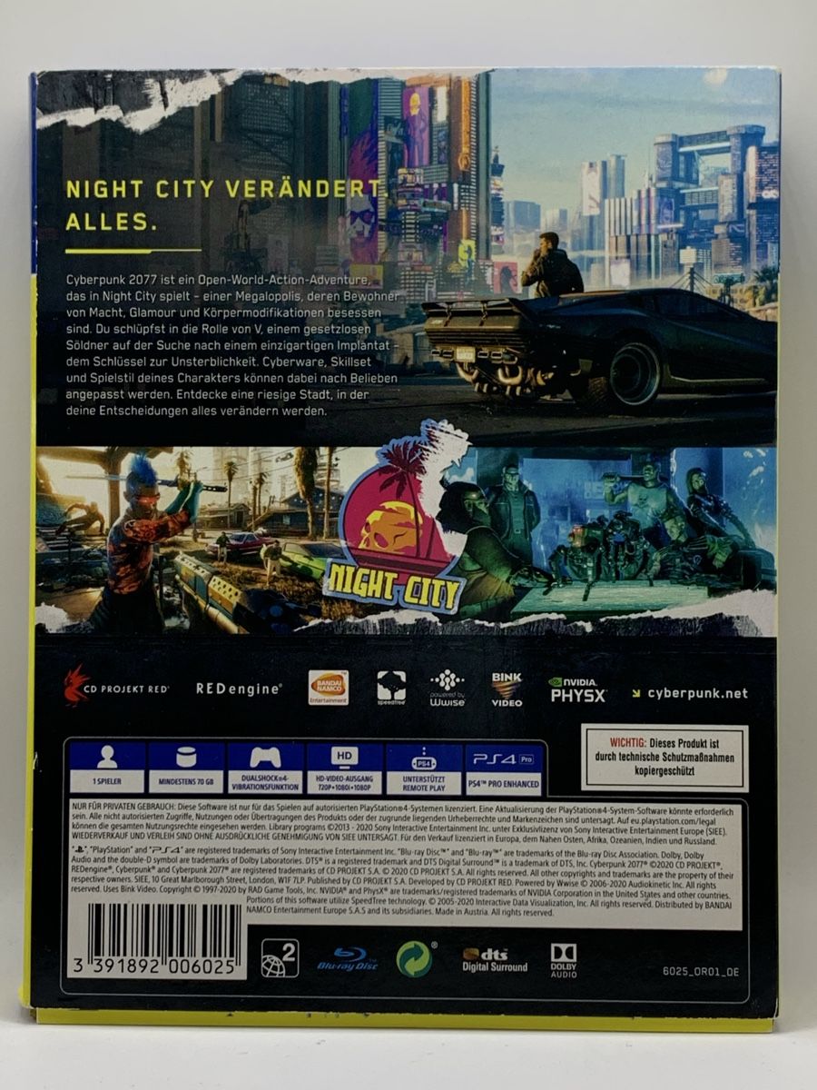 Sony Giochi: Cyberpunk 2077 - PS4 – Usato da Ostermundigen venduto da RG-Collector 1