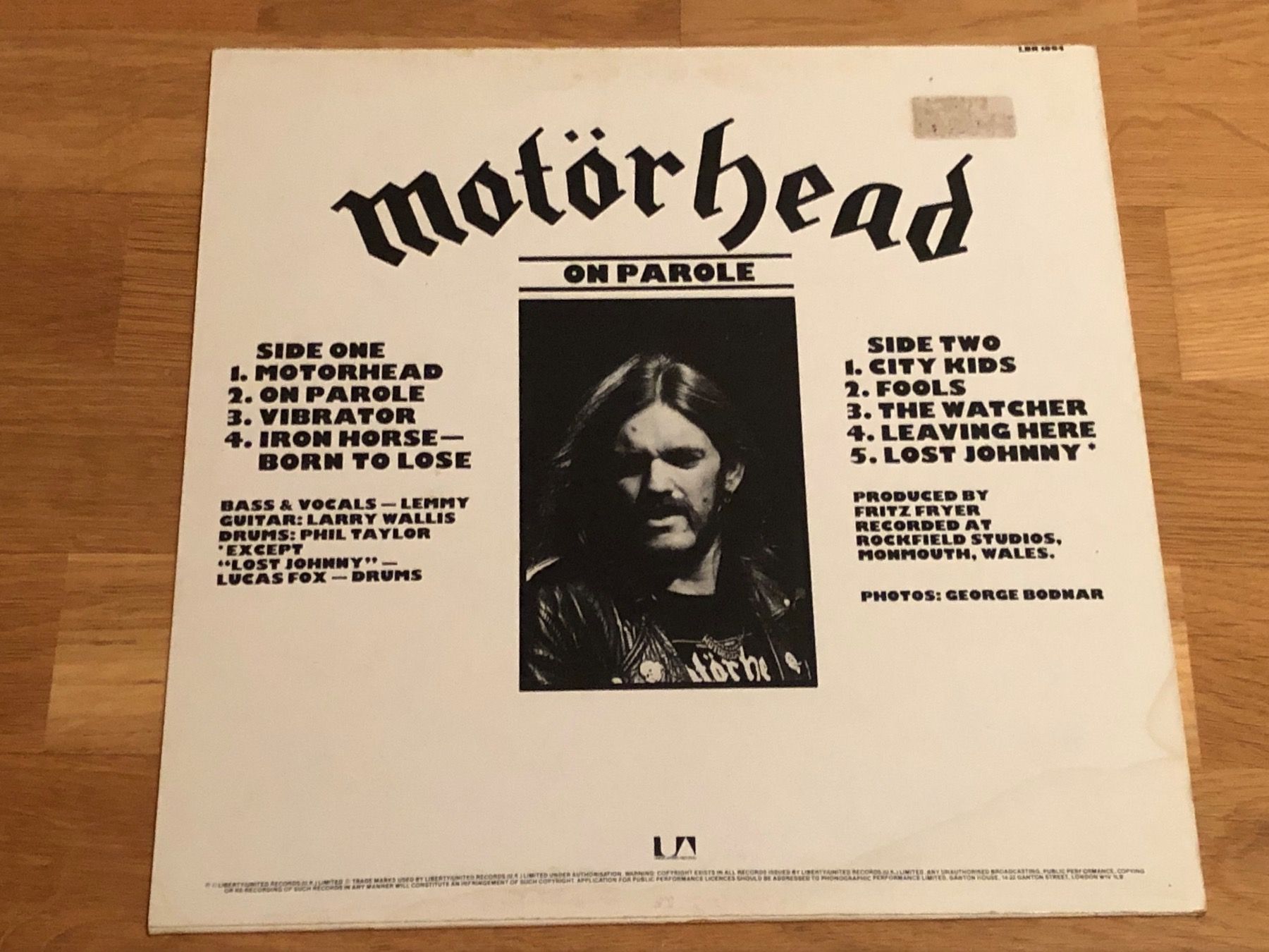 Dischi in vinile: MOTÖRHEAD. 1979. On Parole – Usato da Faulensee venduto da Mizuno06 1