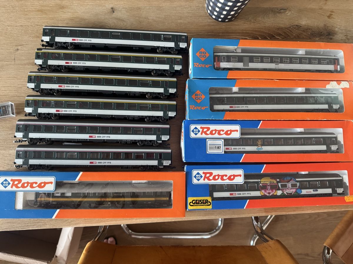 Roco Modellini di ferrovie: Roco Modellbahn SBB 11 Stck. – Usato da Zürich venduto da verkaufeallerlei