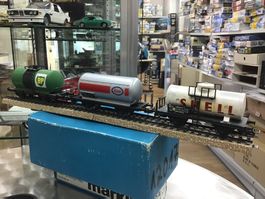 H0 Tankwagen Set 12047, BP, Shell, Esso, Top!