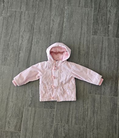 Rosa Übergangsjacke für Mädchen, Grösse 86, Top Zustand!