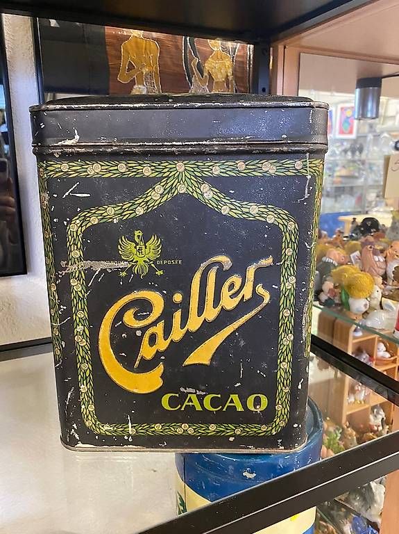 Alle Dekorationen: Wunderschöne alte Blechdose / Cacao Callier – Gebraucht aus Steinhausen von einzelstueck-brocki 2
