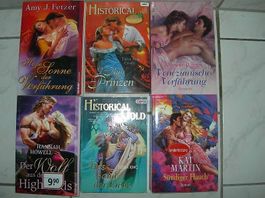 6 historische Liebesromane (Paket 2)