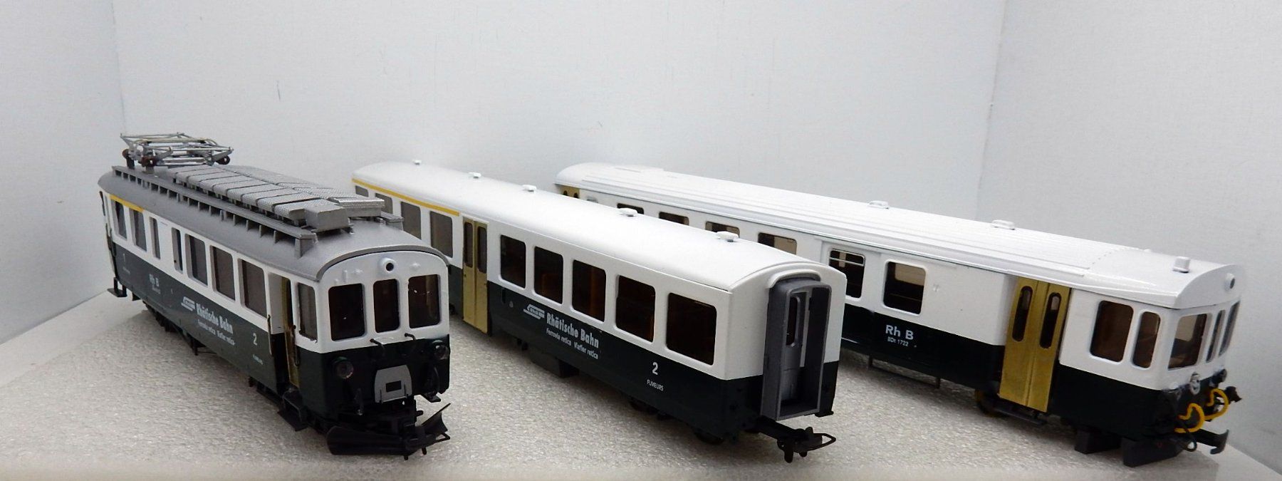 Bemo Trains électriques: Hom  - Rame  Réversible de 3 éléments  RhB "Nostalgie" – D'occasion à Locarno par Gudrun2 4