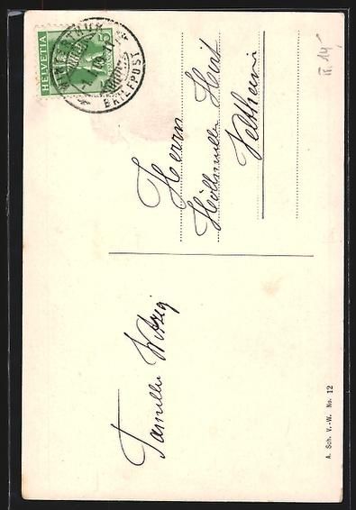 Cartoline postali: AK Winterthur, Kirche zur Winterzeit – Usato da Berlin venduto da bartko-reher 1