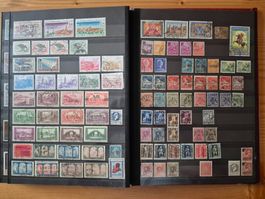 Briefmarken weltweit in Album 6 Zustand gemäss Bilder