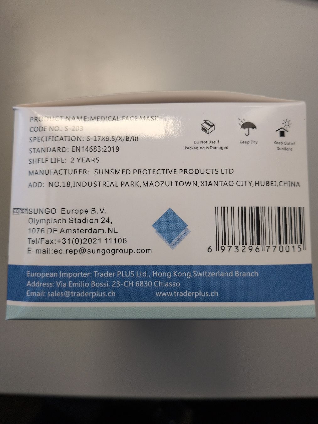 Prodotti per la cura medica: 1200 Mundschutz Masken – Nuovo e nell'imballaggio originale da Tagelswangen venduto da Rex600 2