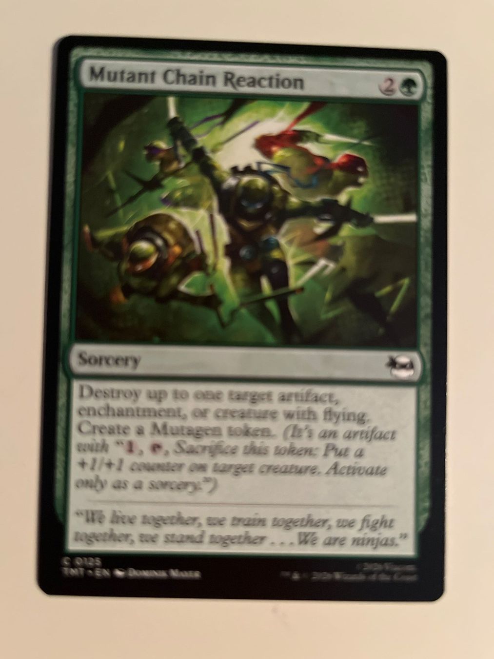 Magic The Gathering Sammelbilder & Trading cards: 1 x Mutant Chain Reaction - Magic: The Gathering - MtG – Gebraucht aus Kriens von Shadi1980