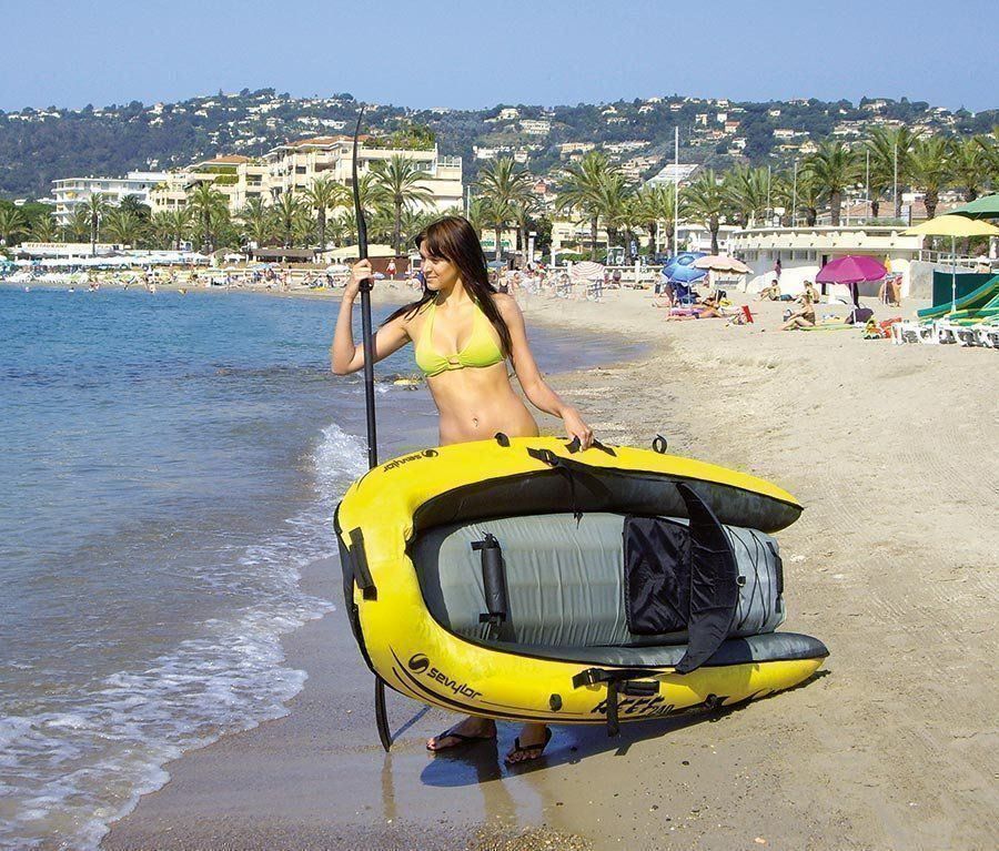 Sevylor Barche: Kayak Sevylor Reef 240 – Nuovo e nell'imballaggio originale da Beckenried venduto da angel-mountain 4