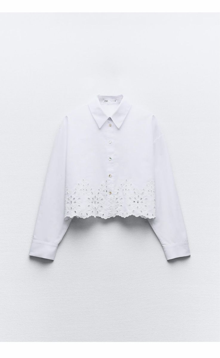 Zara Camicette: Chemise crop Zara – Usato da Lausanne venduto da Meganelausanne