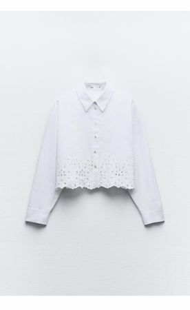 Chemise crop Zara