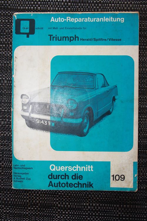 Libri: Rep.Anleitung zu Triumph Herald – Usato da Meinisberg venduto da Goofy016