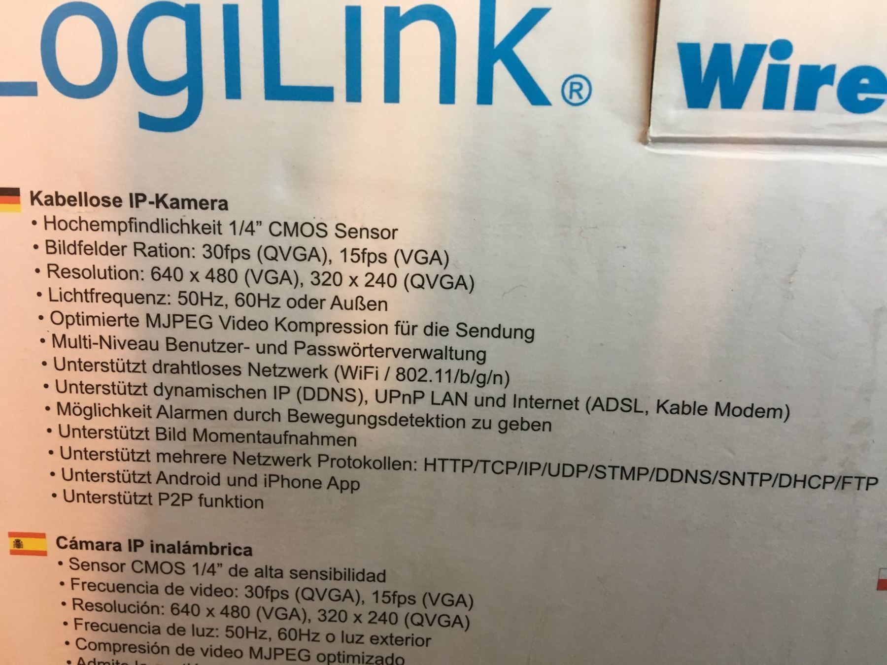 Videocamere: Camera surveillance Logilink – Nuovo (secondo la descrizione) da Clarens venduto da Surcouf91 2