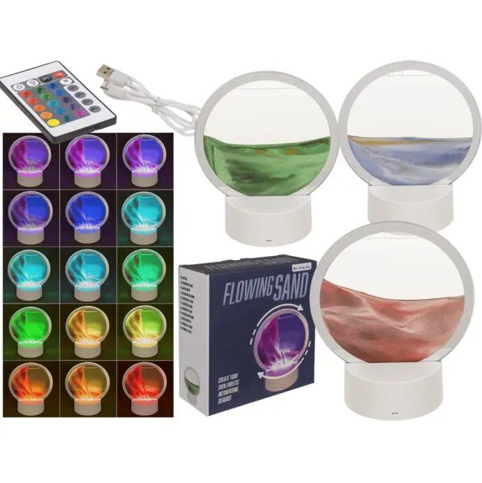 Lampes: Image de sable rotative, avec LED à couleur changeante – Neuf avec emballage d'origine à Ecuvillens par n.aissaoui