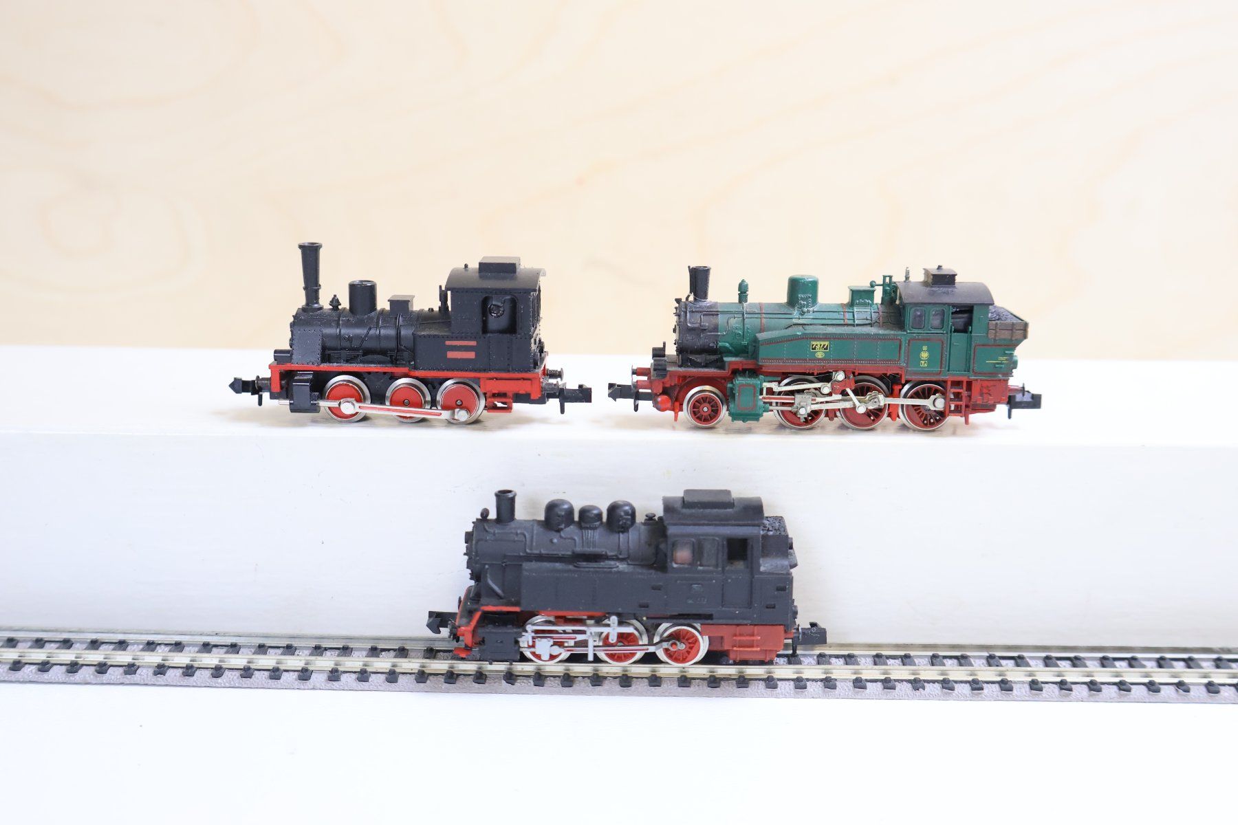 Trix Modellini di ferrovie: Minitrix/Fleischmann/Arnold 3 x schöne Dampfloks - Spur N – Usato da Winterthur venduto da Monstera 4