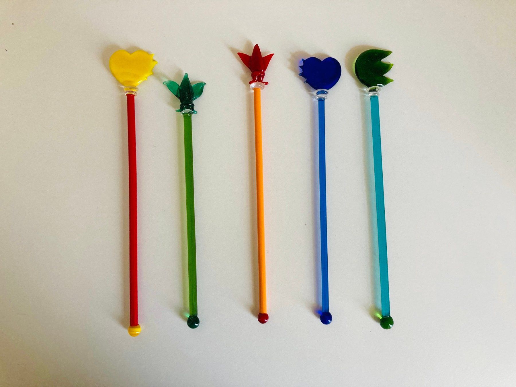 Elettrodomestici da cucina: 5 Cocktail Stäbli / Rührstäbchen aus Glas – Usato da Zürich venduto da cornetto55 1