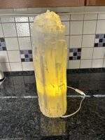 Selensteinsäule Lampe, Unikat, Stimmungslicht