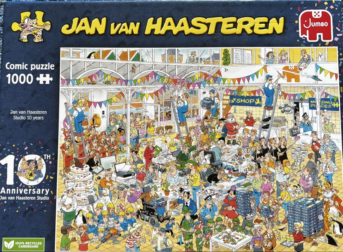 Puzzle: Jan van Haasteren - Studio 10 years – Usato da Rickenbach SZ venduto da Gambit_1