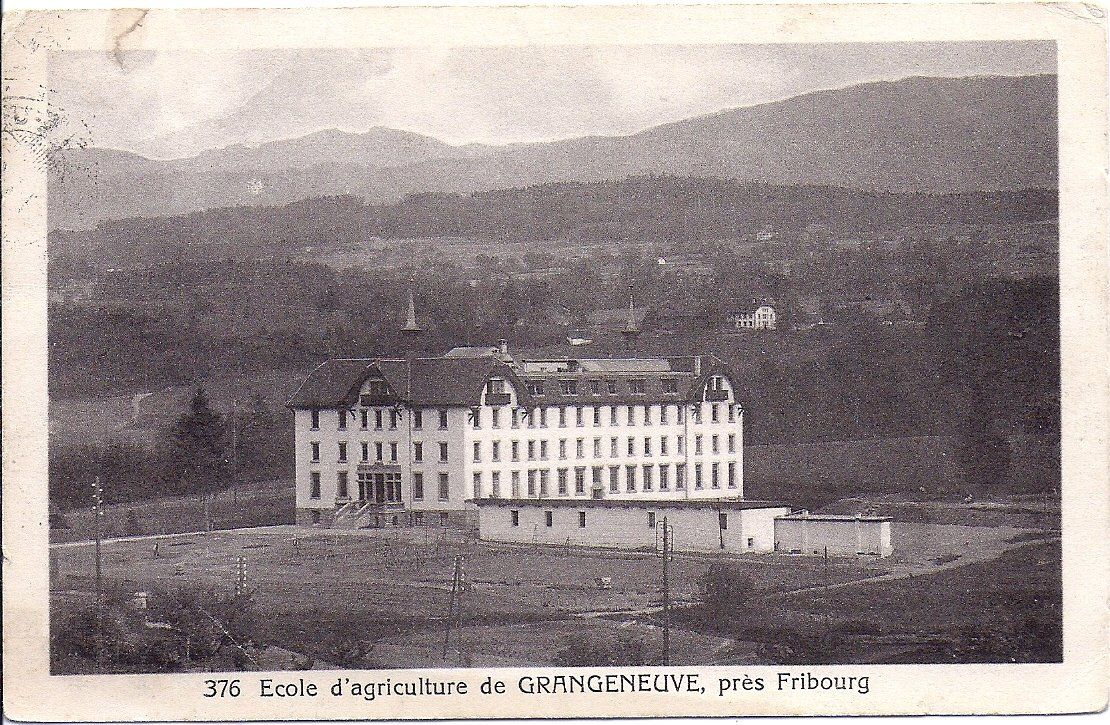 Ansichtskarten: GRANGENEUVE, l 'école d'agriculture – Gebraucht aus Les Verrières von Scampi0