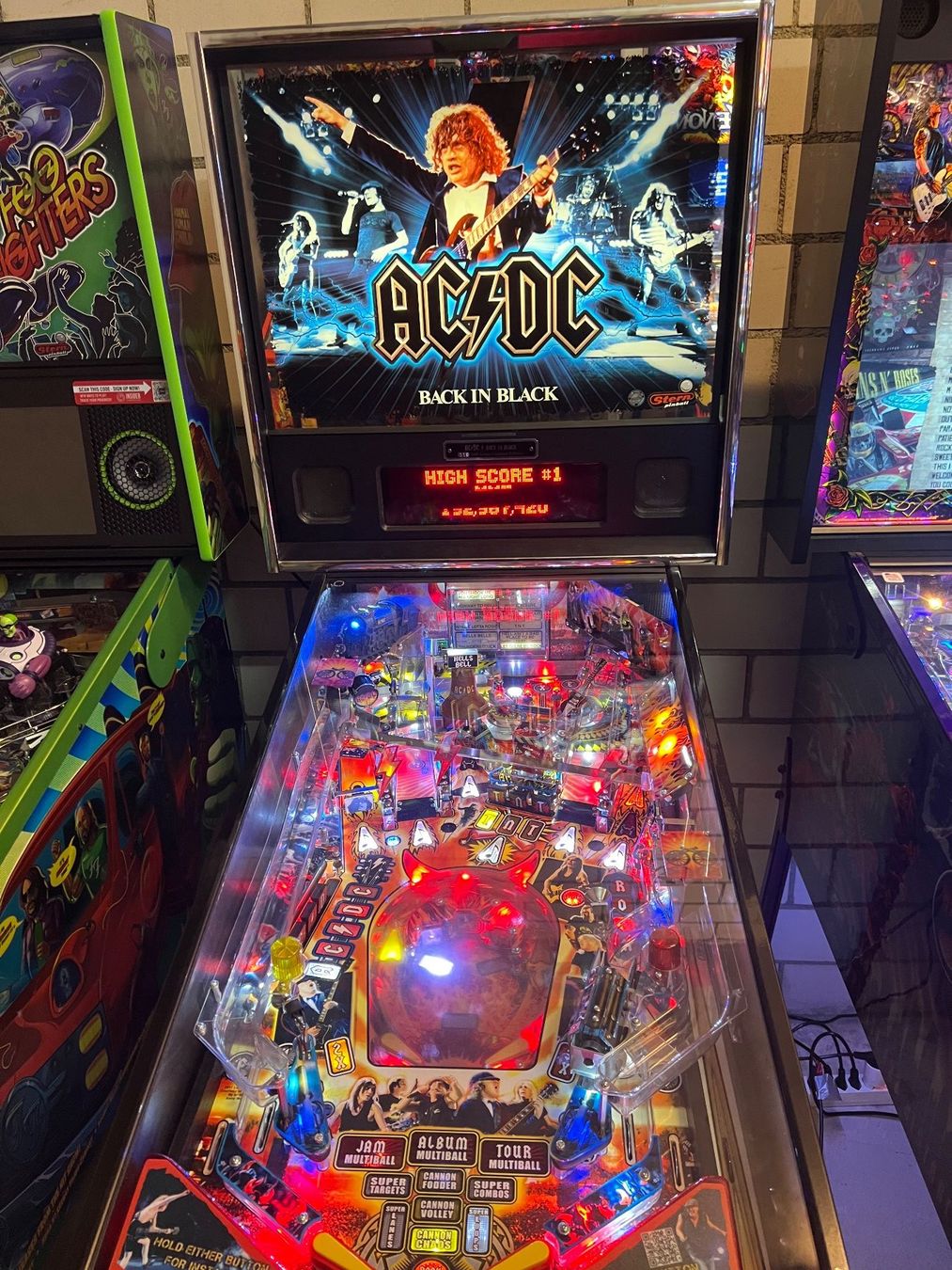 Seltener limitierter Stern Flipper AC/DC BIBLE einer von 300 (Gebraucht ...