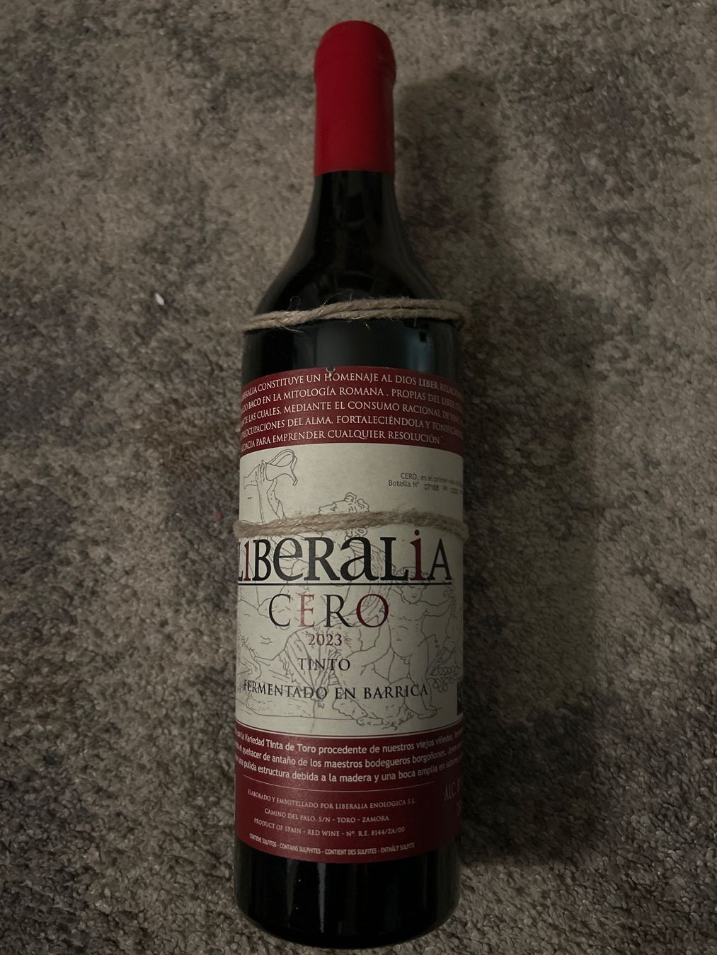 Wein: Liberalia Cero 2023, Spanien – Gebraucht aus Thalwil von eng_yys6
