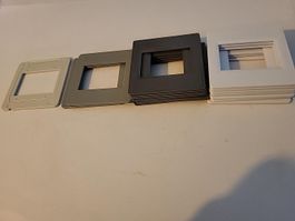 18x Dia-Rahmen Kunststoff + Agfachrome Box #215