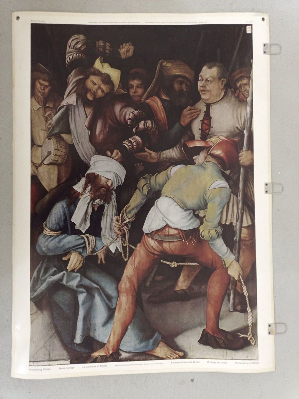 Foto & Immagini: Schulwandbild 22B Verspottung Christi – Usato da Zürich venduto da danihell