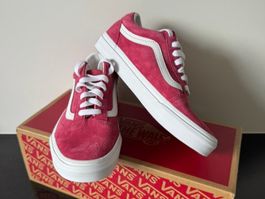 Vans Old Skool Wildleder «Washed Red» – Gr. 37