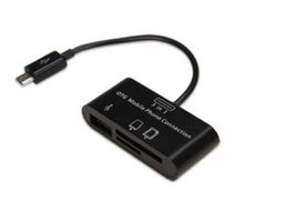 OTG Adapter Kartenleser SD Card Reader  3 in 1 Card Reader O