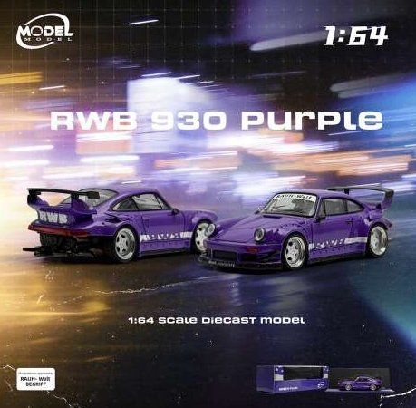 True Scale Miniatures Modellini d'auto: Model RWB 930 Purple – Nuovo e nell'imballaggio originale da Adlikon venduto da Mmartin0