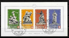 1940, B12, Block 18 Pro Patria gestempelt AARAU (15362)