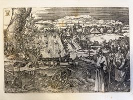 Albrecht Dürer Stich "Die Kanone" um 1518, ReichsDruck