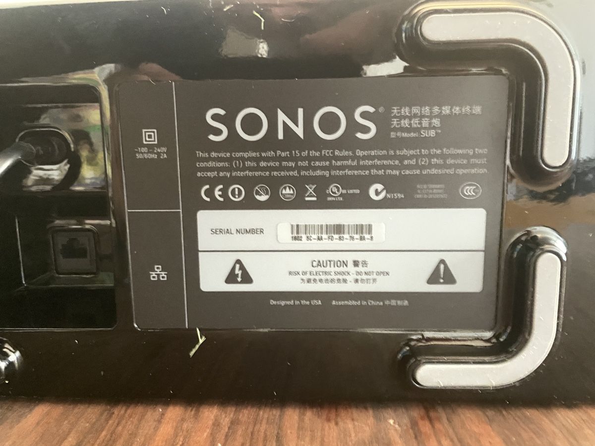 Sonos Lautsprecher: Sonos SUB – Gebraucht aus Zürich von dojedele 3