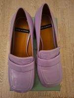 Coole Lacklederschuhe in lila, Gr. 39