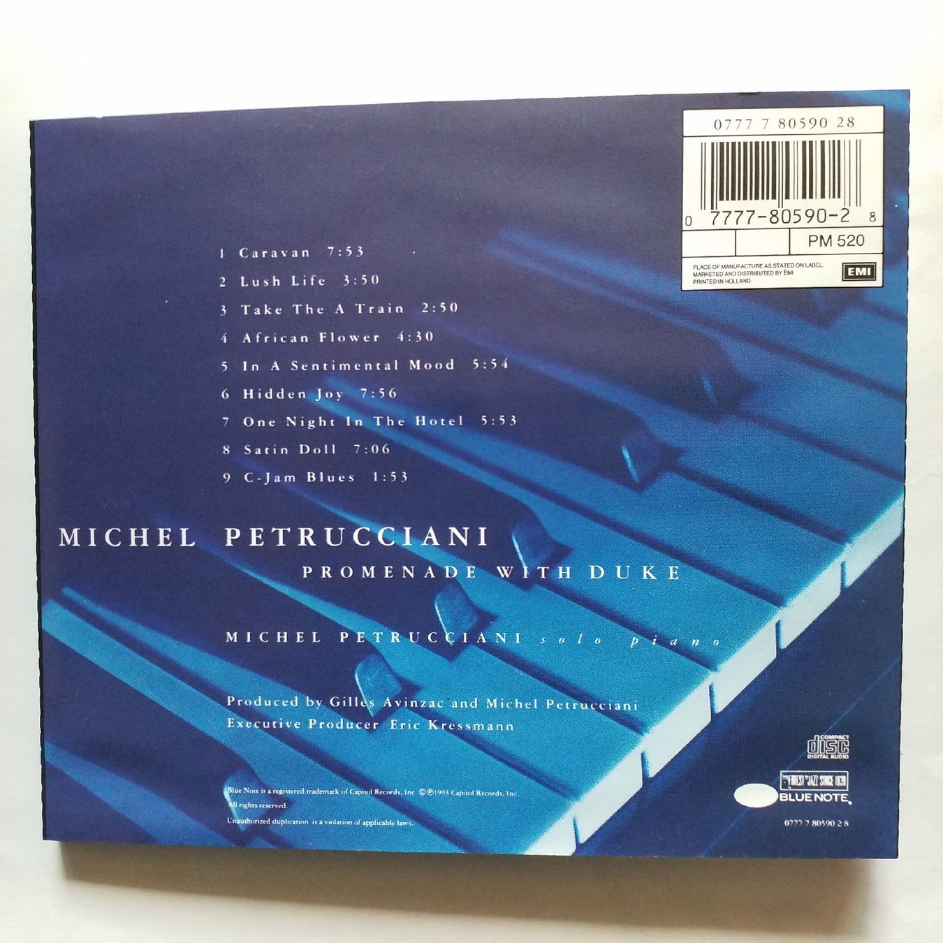CDs: MICHEL PETRUCCIANI,  promenade ....... Blue Note cd  - NEW - – Neu (gemäss Beschreibung) aus Yverdon-les-Bains von Jacotreut 1