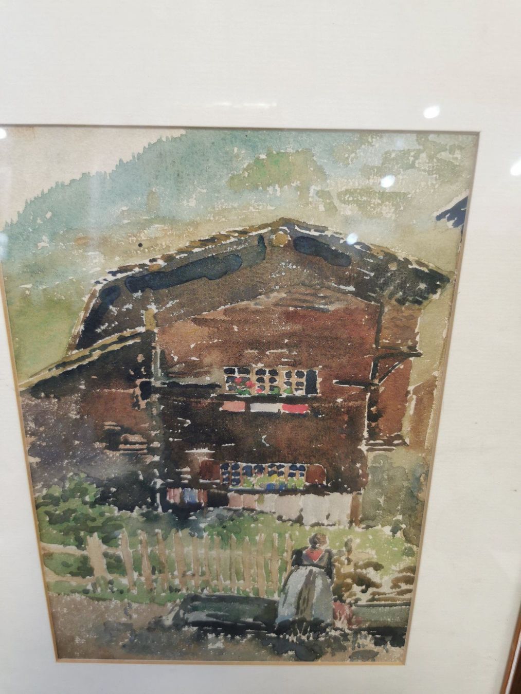 Dipinti: CHALET SUISSE AQUARELLE – Usato da Genève venduto da Qanil77 1