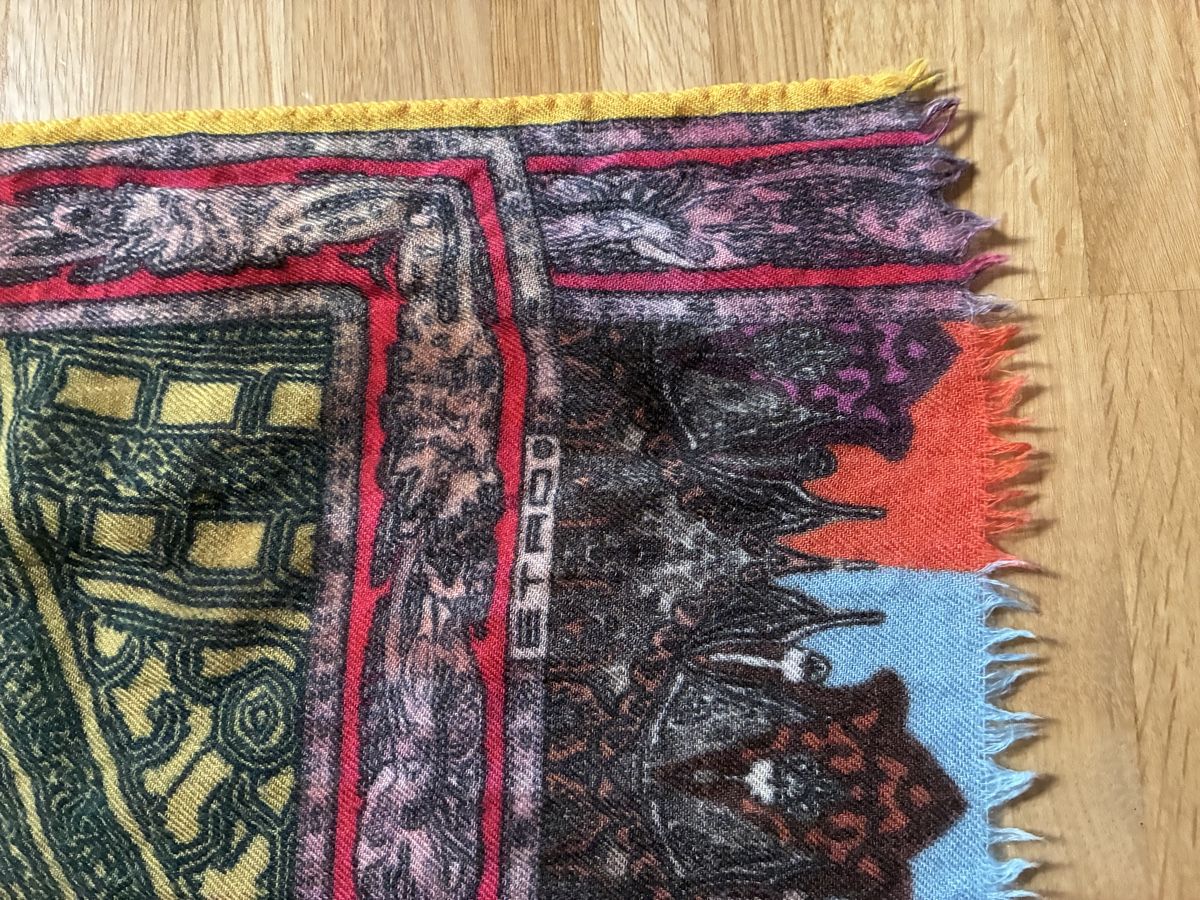 Etro Foulards & écharpes: Etro Paisley Wool Multicolor Shawl Schal Scarf – D'occasion à Münchenstein par B771 5