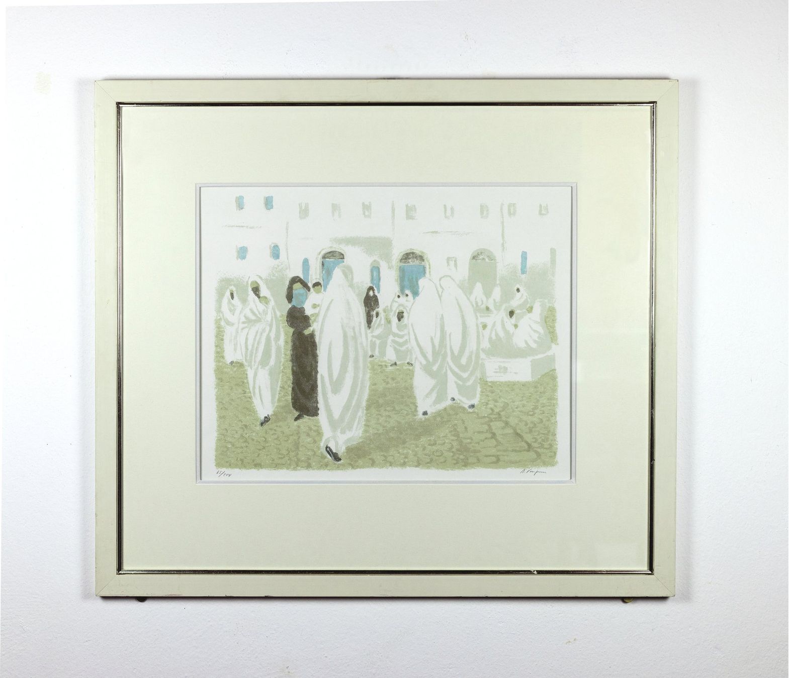 Grafiken & Lithographien: Anny Vonzun, Originalfarblithografie – Gebraucht aus Masein von KunstvonFrauen