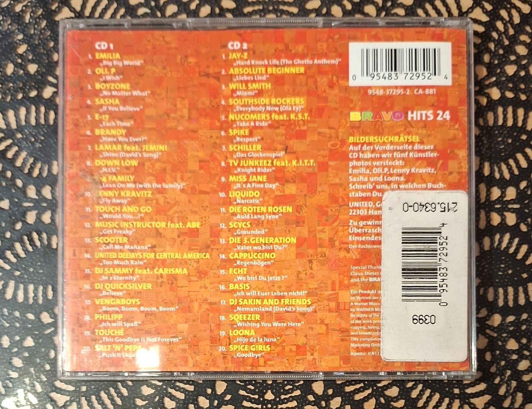 CDs: Bravo Hits 24, Doppel CD, 1999, 2CD Hit Compilation, Sampler – D'occasion à Amriswil par Celini3 1