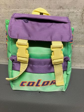 Piccolo zainetto vintage fluo Color kayak