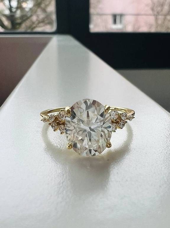 Ringe: Elegant 3-Carat Moissanite Ring. – Gebraucht aus Thalwil von han_2b8c 4
