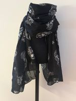Von Dutch Schal Tuch Totenkopf Skull Schwarz 180x100