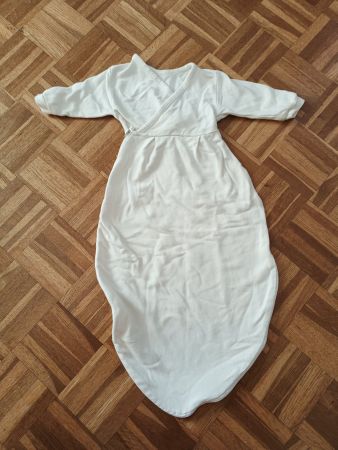 Alvi Schlafsack Gr 68 Baby leicht langarm weiss