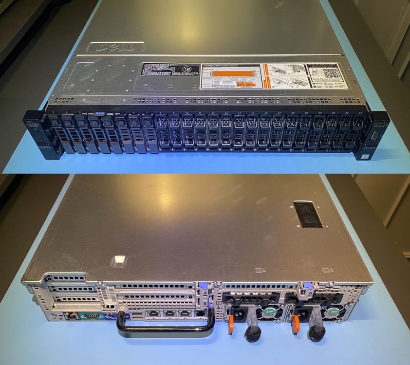 Dell R730XD 2xE5-2680v4, 24+2SFF, 512GB Mem, 9.6TB SAS,Rails (Gebraucht ...