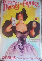 NEU: Blechschild Parfum Kosmetik Retro Plakat vintage stil
