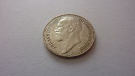 Silbermünze aus Liechtenstein : 1 Krone 1904 ,unzirkuliert