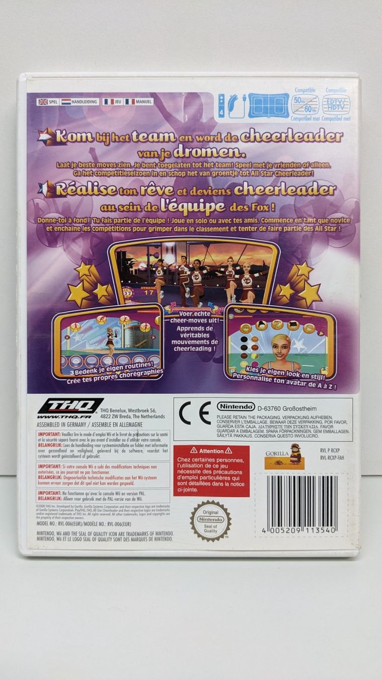 Nintendo Spiele: All Star Cheerleader - Nintendo Wii – Gebraucht aus Menziken von mame18 2