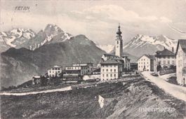 Ftan Fetan GR // 1916 Dorf Kirche Unterengadin